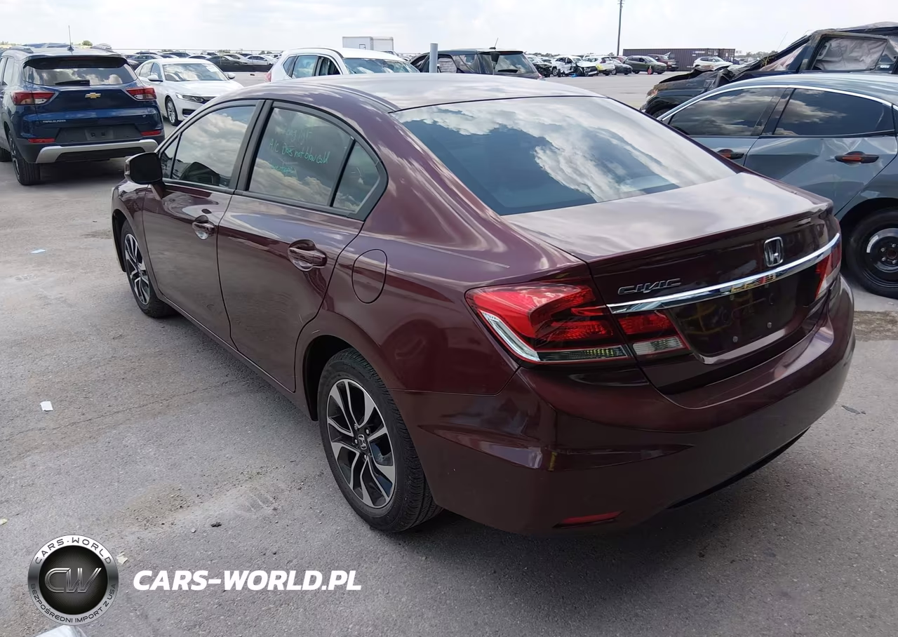 2013 Honda Civic Ex VIN:2HGFB2F86DH539335 - 3