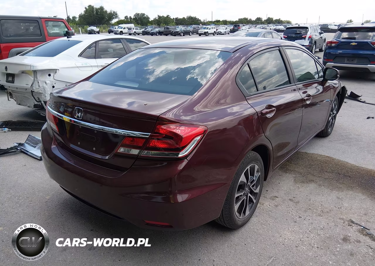 2013 Honda Civic Ex VIN:2HGFB2F86DH539335 - 4