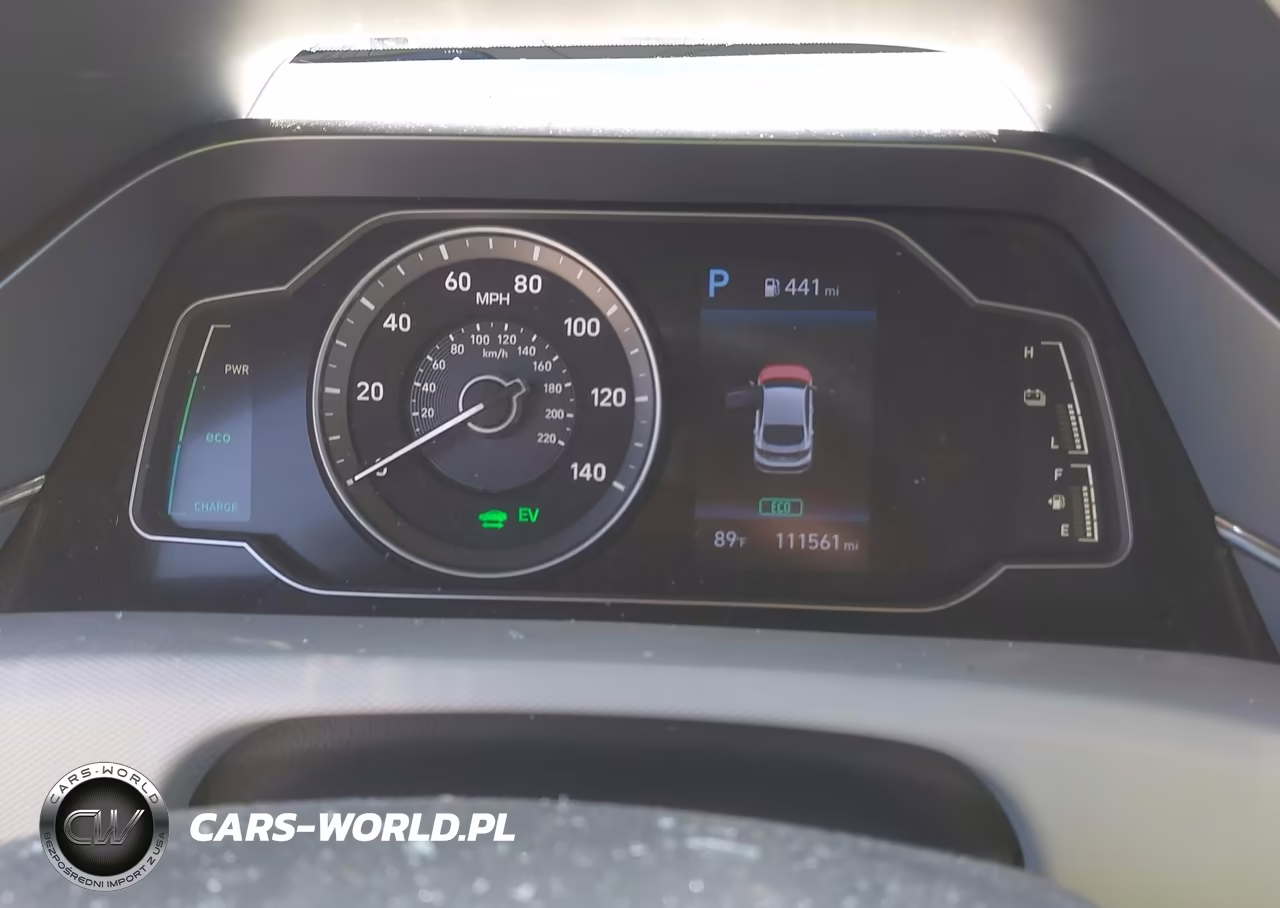 2020 Hyundai Ioniq Hybrid Blue VIN:KMHC65LC1LU186428 - 7
