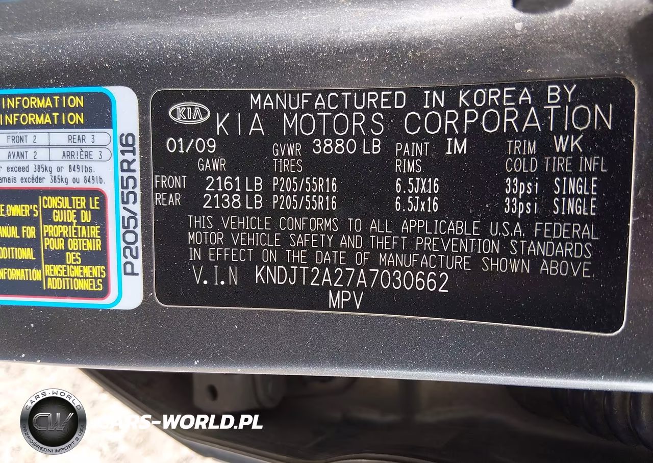 2010 Kia Soul + VIN:KNDJT2A27A7030662 - 9
