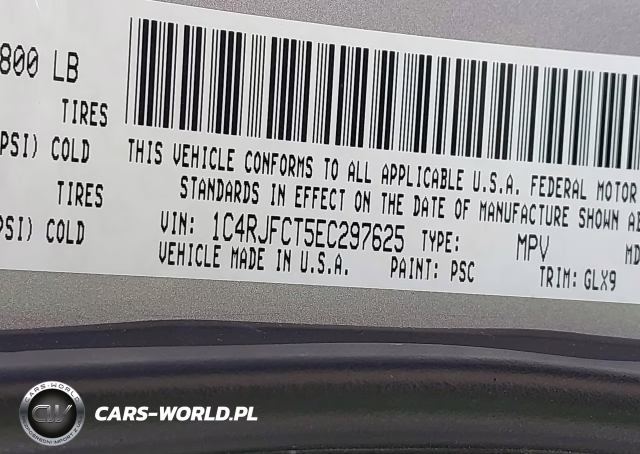 2014 Jeep Grand Cherokee Overland VIN:1C4RJFCT5EC297625 - 9