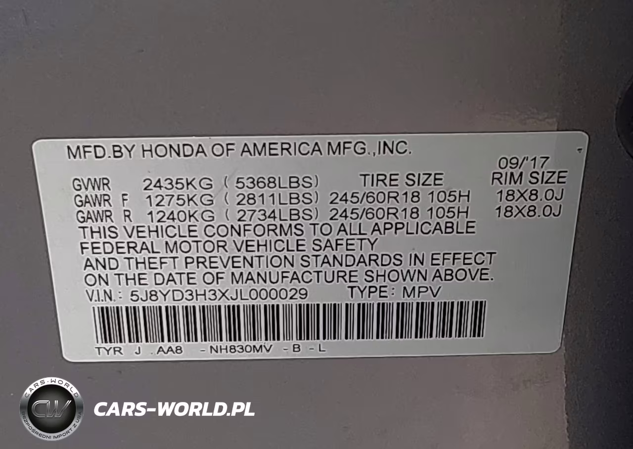 2018 Acura Mdx VIN:5J8YD3H3XJL000029 - 9