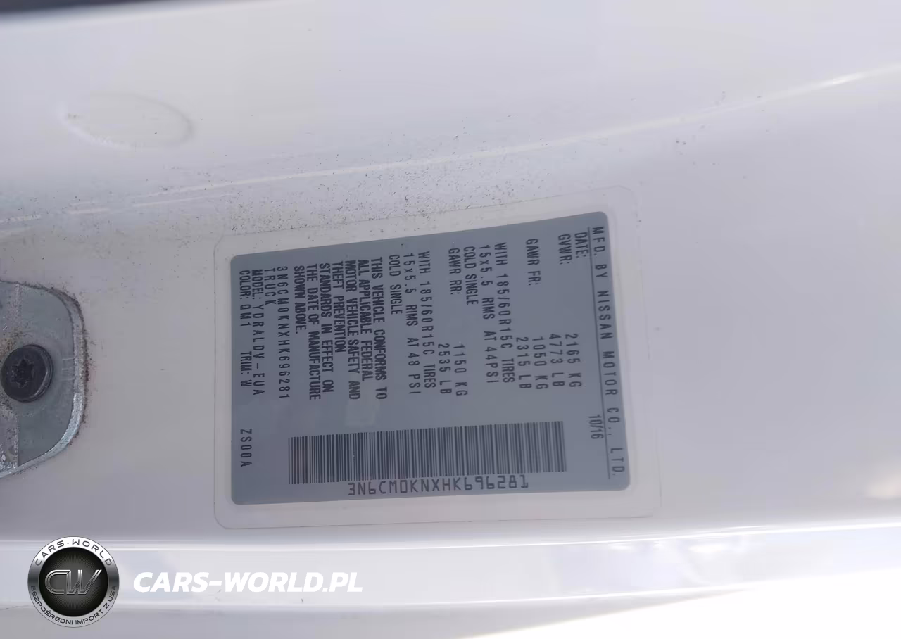 2017 Nissan Nv200 S VIN:3N6CM0KNXHK696281 - 9