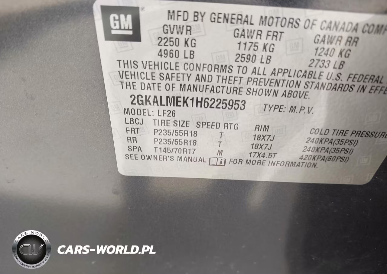 2017 GMC Terrain Sle-1 VIN:2GKALMEK1H6225953 - 9