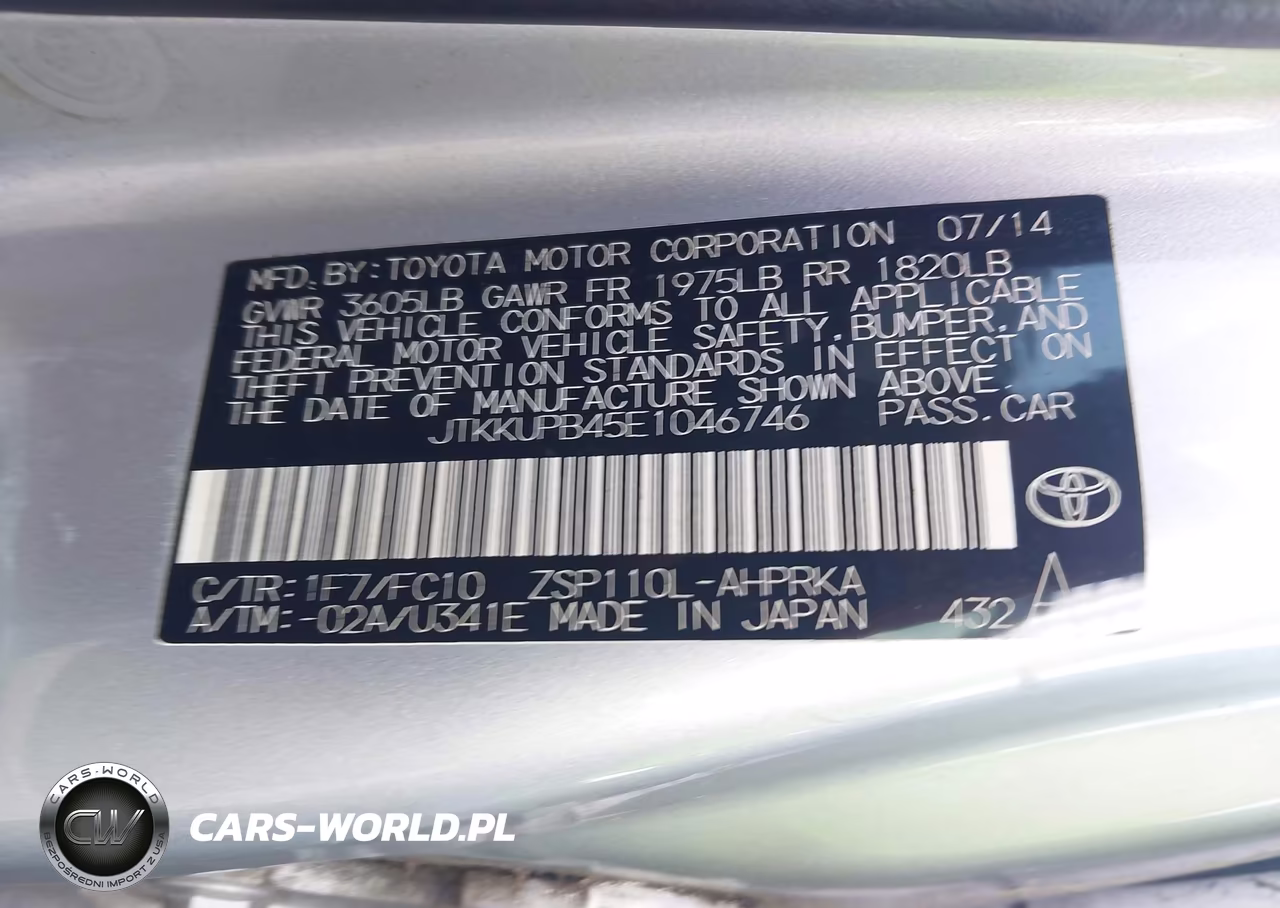 2014 Scion Xd VIN:JTKKUPB45E1046746 - 9