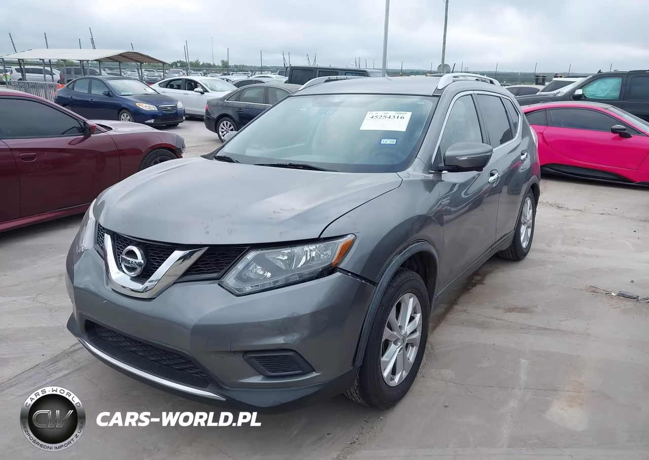 2015 Nissan Rogue Sv VIN:KNMAT2MT6FP508744 - 2