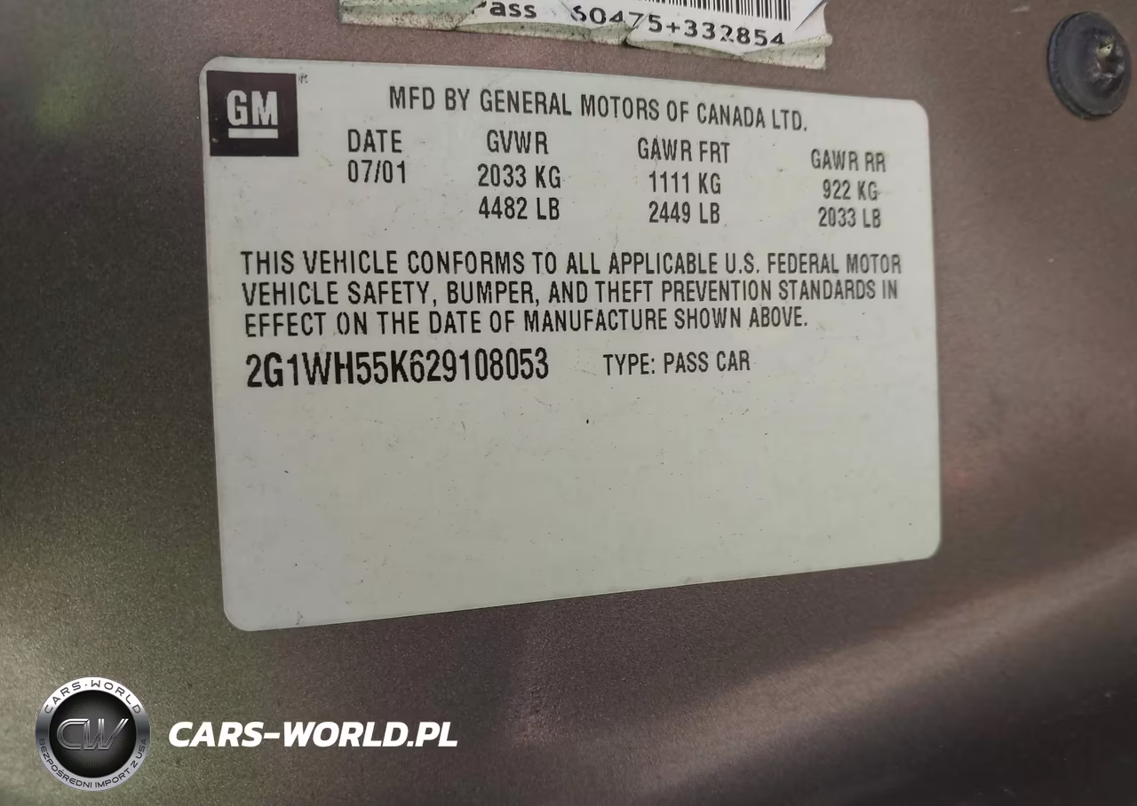 2002 Chevrolet Impala Ls VIN:2G1WH55K629108053 - 9