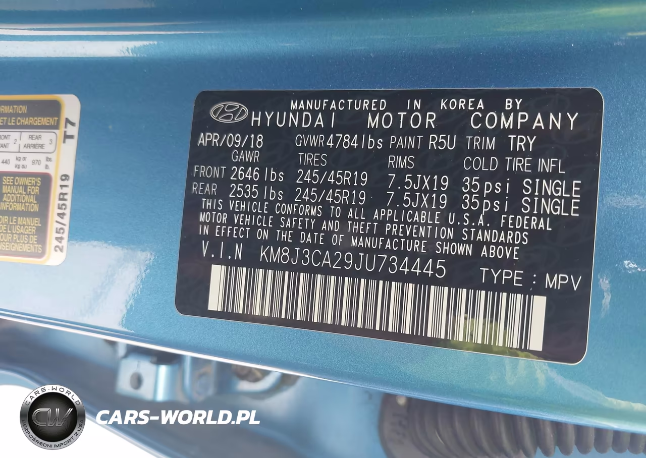 2018 Hyundai Tucson Limited VIN:KM8J3CA29JU734445 - 9