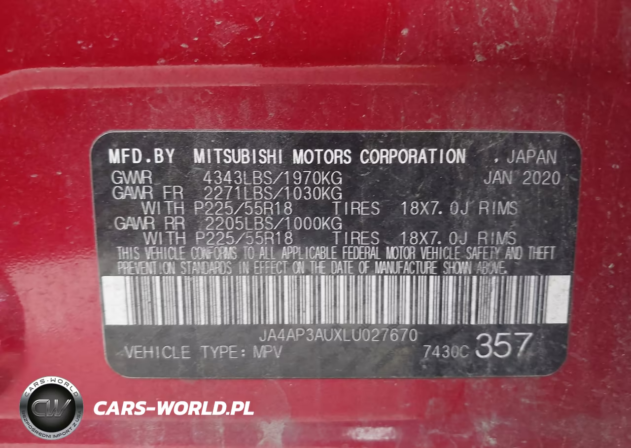2020 Mitsubishi Outlander Sport 2.0 Es VIN:JA4AP3AUXLU027670 - 9