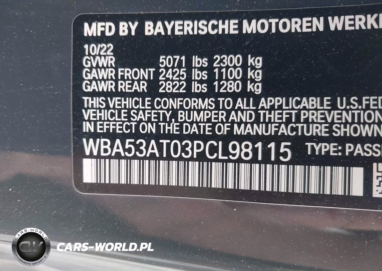 2023 BMW M440I VIN:WBA53AT03PCL98115 - 9