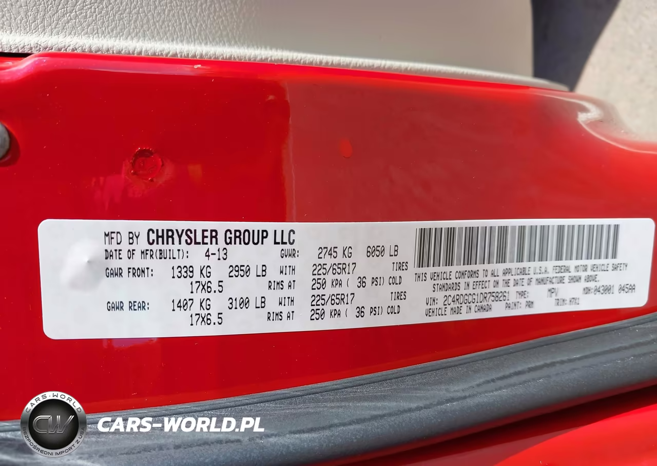 2013 Dodge Grand Caravan Sxt VIN:2C4RDGCG1DR758261 - 9