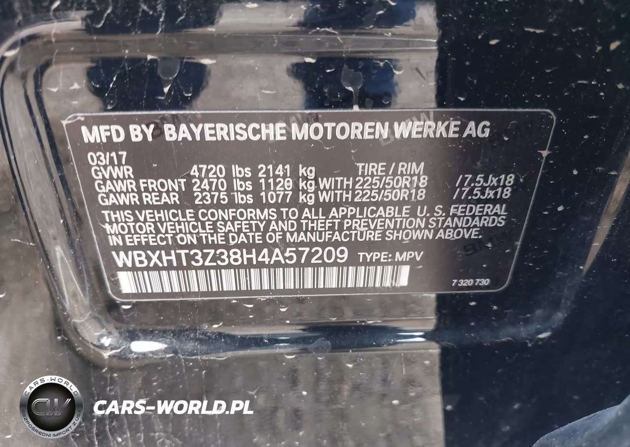 2017 BMW X1 xDrive28I VIN:WBXHT3Z38H4A57209 - 9