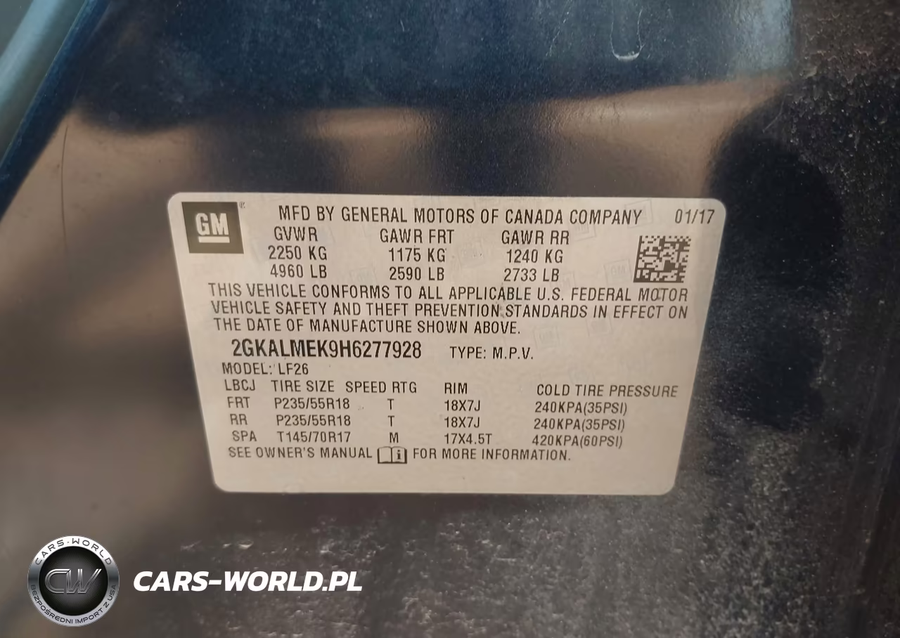 2017 GMC Terrain Sle-1 VIN:2GKALMEK9H6277928 - 9