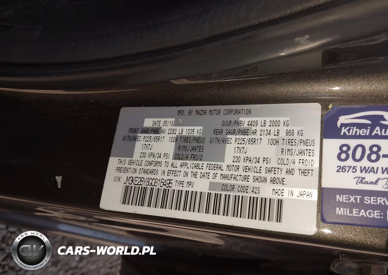 2016 Mazda Cx-5 Sport VIN:JM3KE2BY8G0816495 - 9
