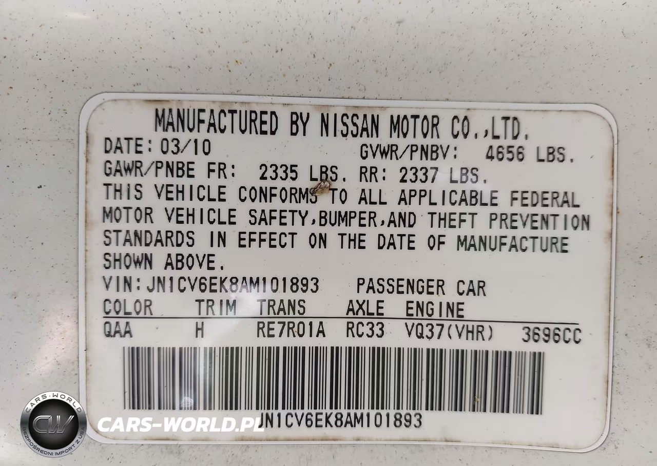 2010 Infiniti G37 Journey VIN:JN1CV6EK8AM101893 - 9