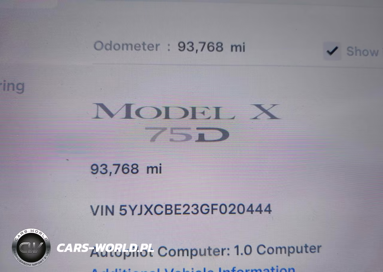 2016 Tesla Model X 60D-70D-75D-90D-P100D VIN:5YJXCBE23GF020444 - 15