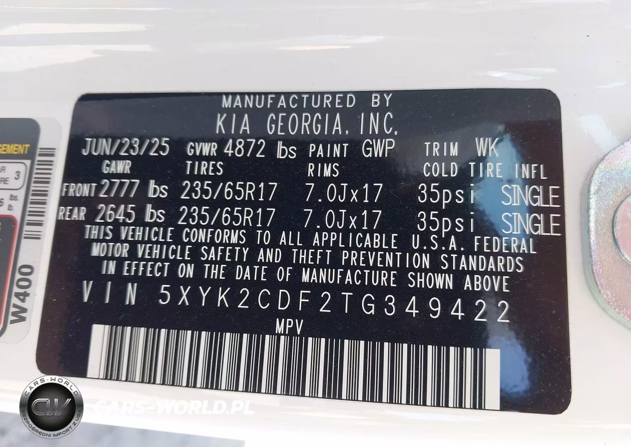 2026 Kia Sportage Lx VIN:5XYK2CDF2TG349422 - 9