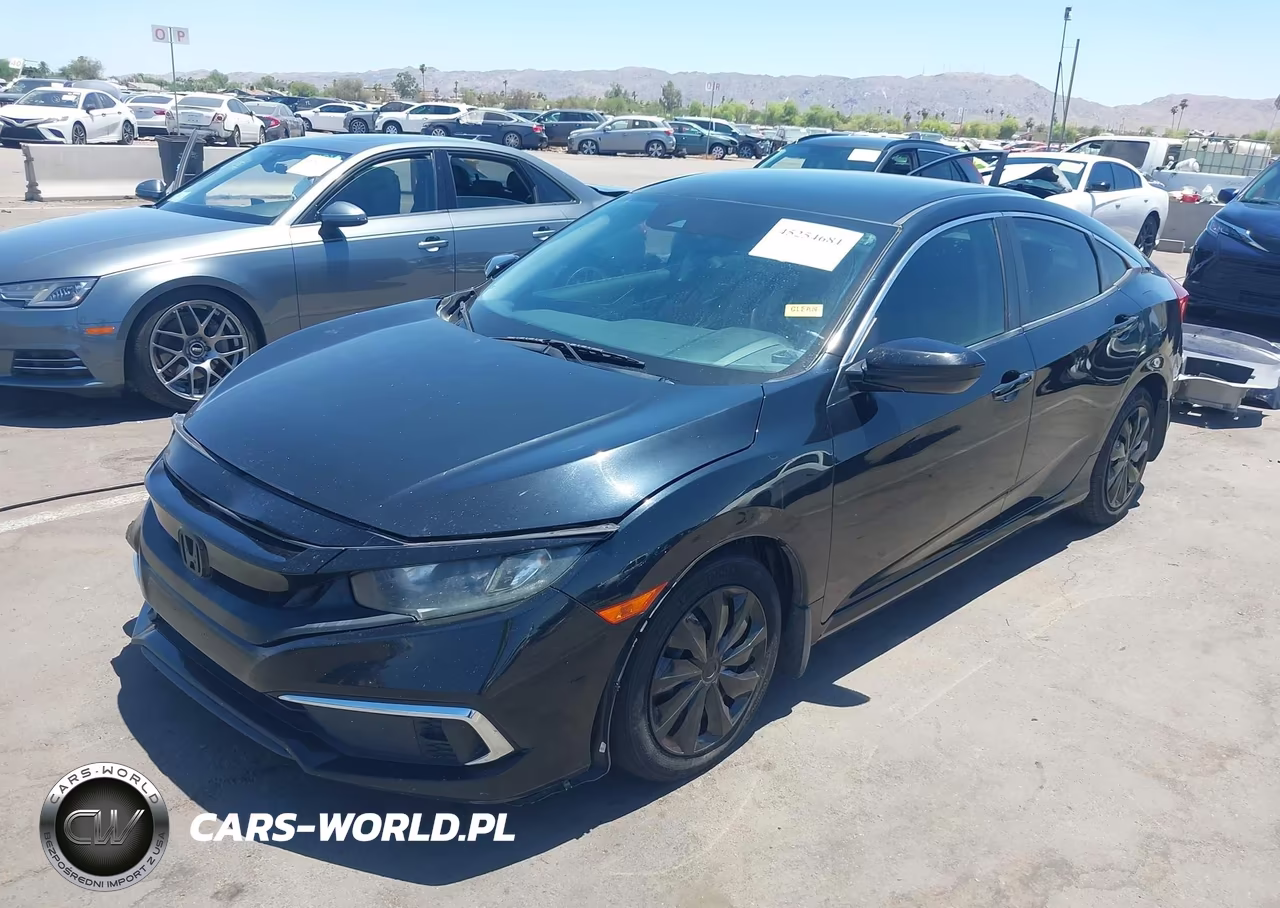 2019 Honda Civic Lx VIN:19XFC2F66KE042885 - 2