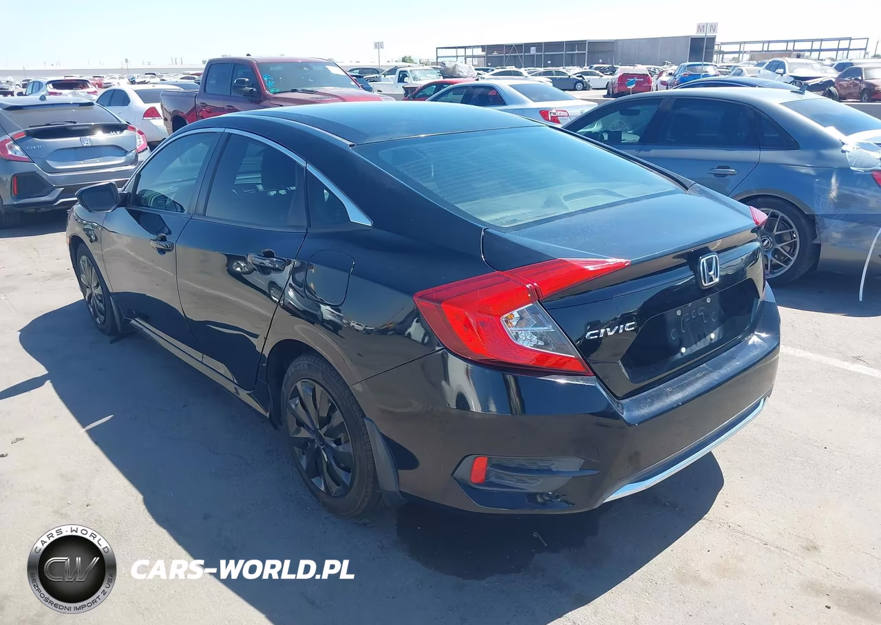 2019 Honda Civic Lx VIN:19XFC2F66KE042885 - 3