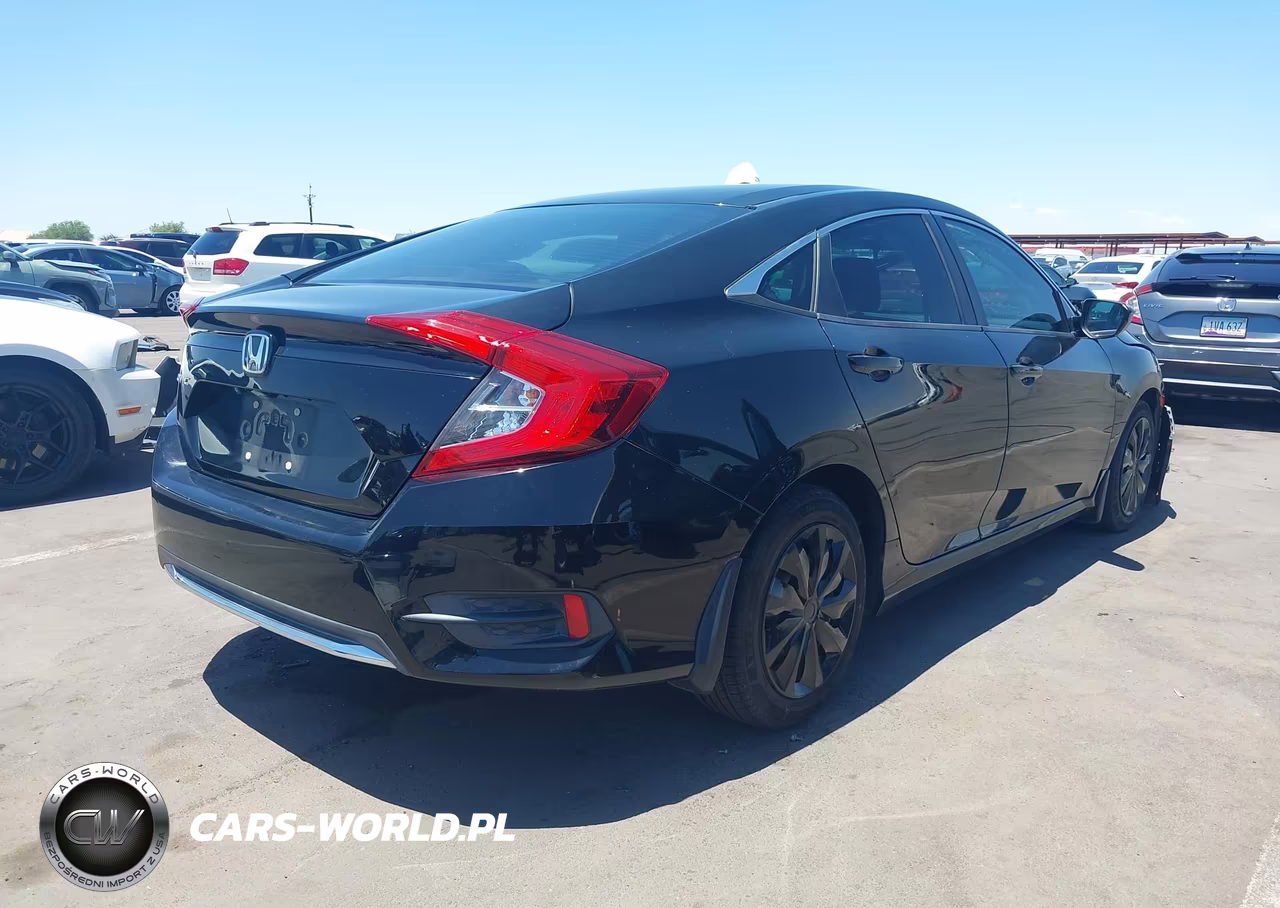 2019 Honda Civic Lx VIN:19XFC2F66KE042885 - 4