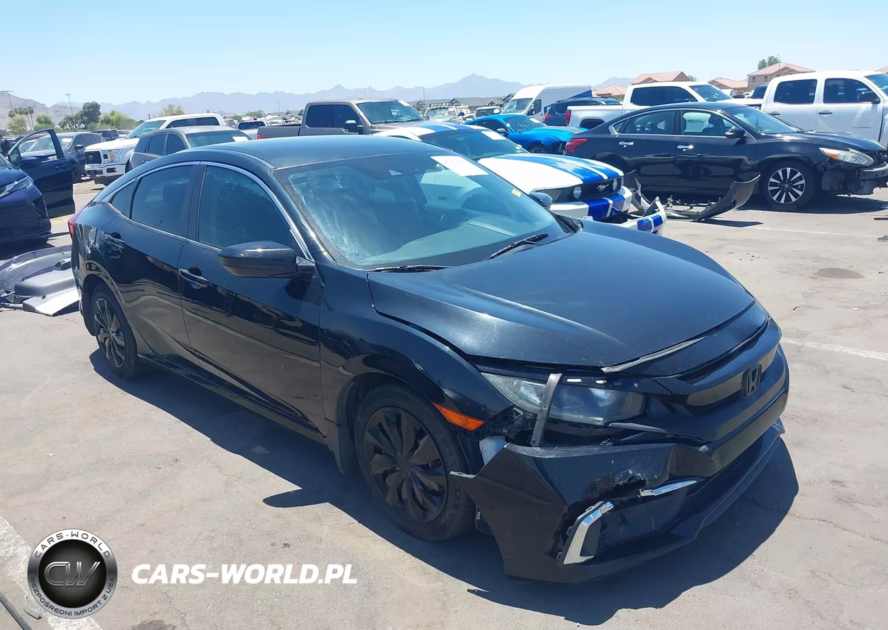 2019 Honda Civic Lx VIN:19XFC2F66KE042885 - 6