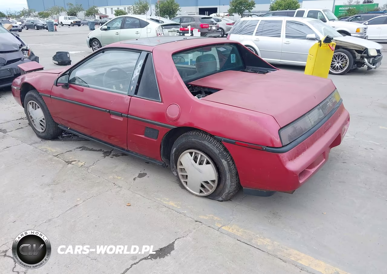 1987 Pontiac Fiero VIN:1G2PE11R1HP243620 - 3