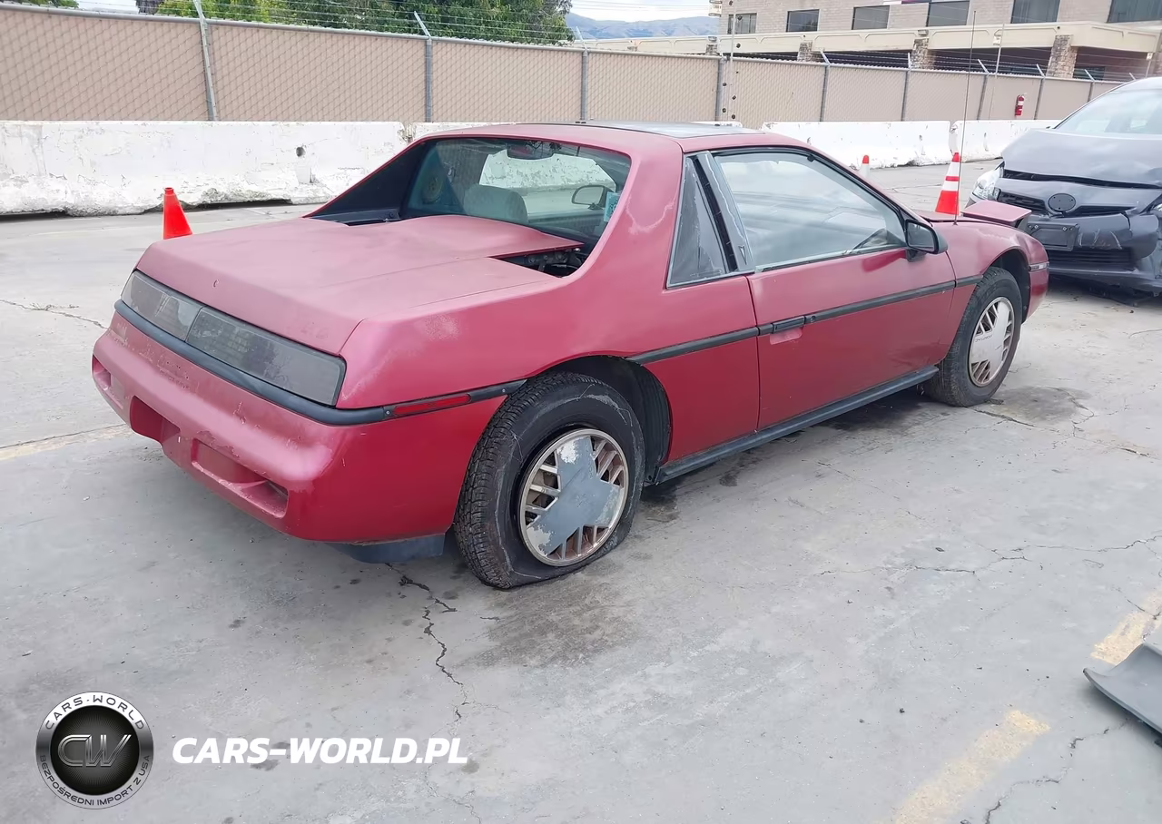 1987 Pontiac Fiero VIN:1G2PE11R1HP243620 - 4