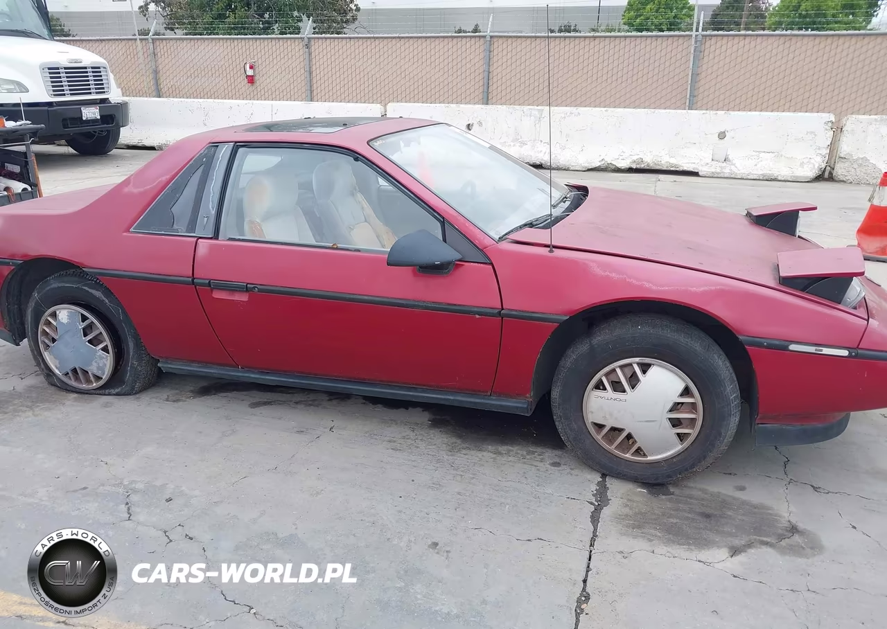 1987 Pontiac Fiero VIN:1G2PE11R1HP243620 - 6