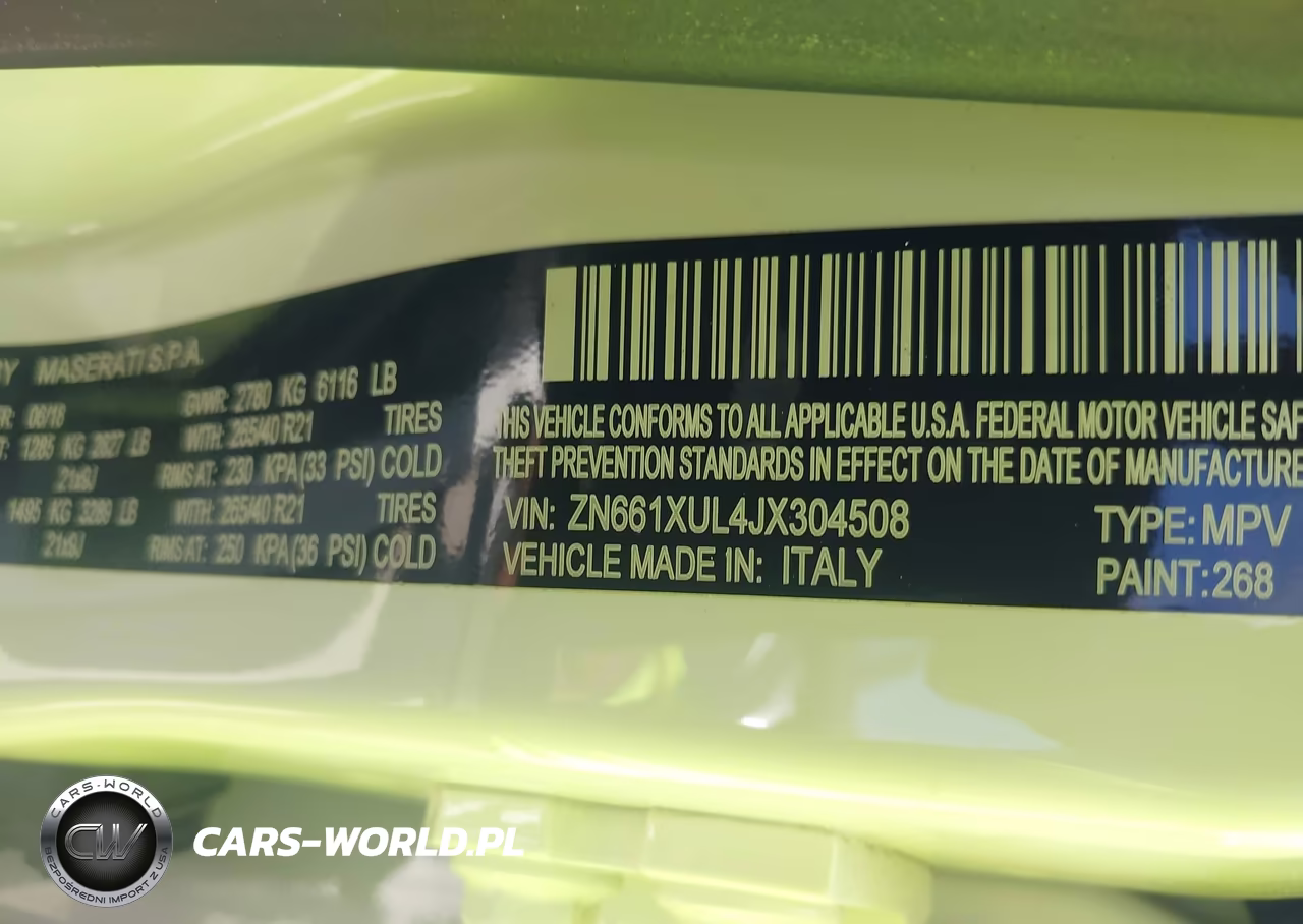 2018 Maserati Levante Granlusso VIN:ZN661XUL4JX304508 - 9