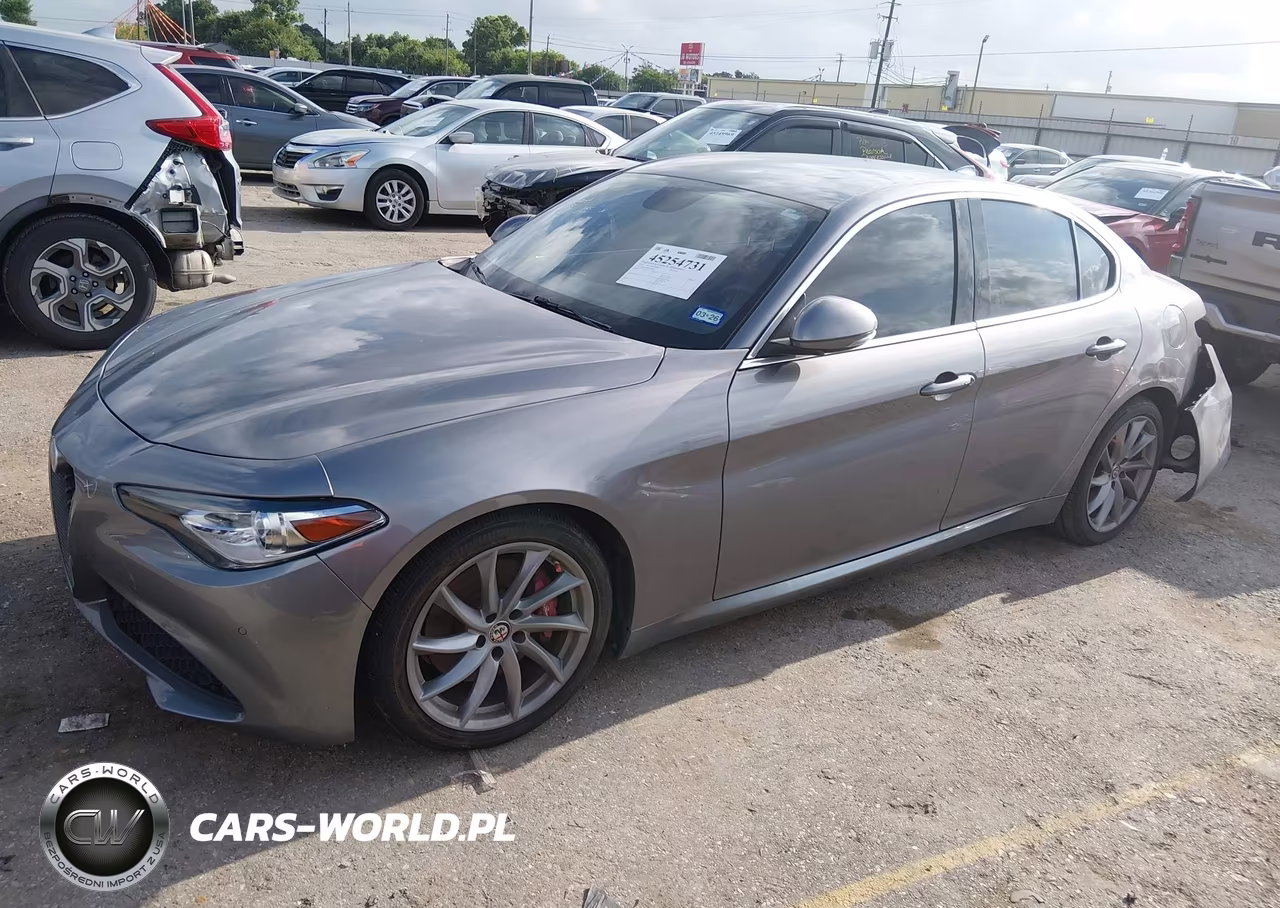 2018 Alfa Romeo Giulia Rwd VIN:ZARFAEBNXJ7568025 - 2