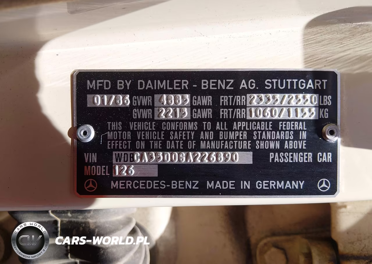 1986 Mercedes-Benz 420 Sel VIN:WDBCA35D0GA226890 - 9