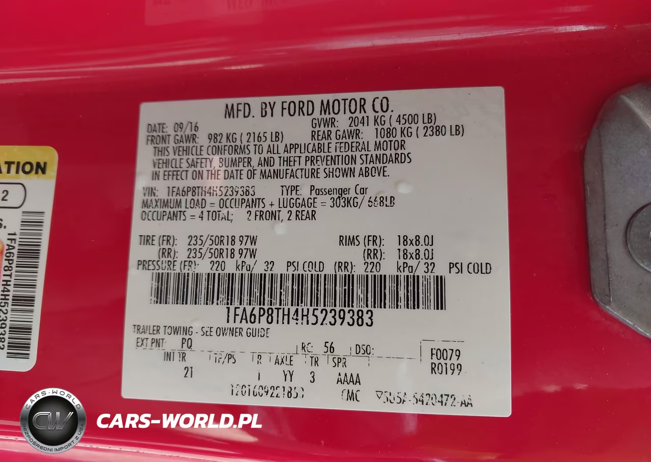 2017 Ford Mustang Ecoboost VIN:1FA6P8TH4H5239383 - 9