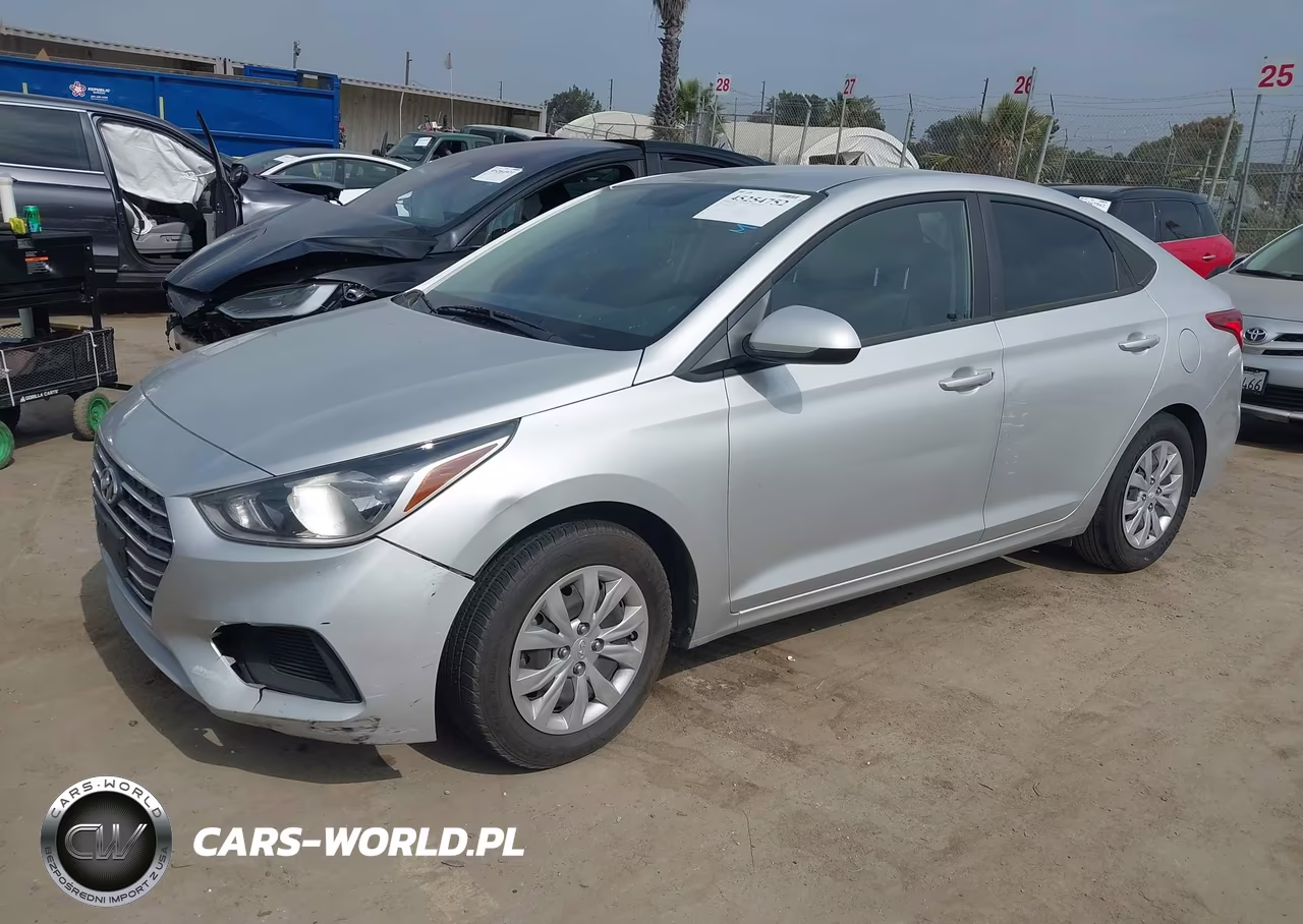 2019 Hyundai Accent Se VIN:3KPC24A36KE081877 - 2