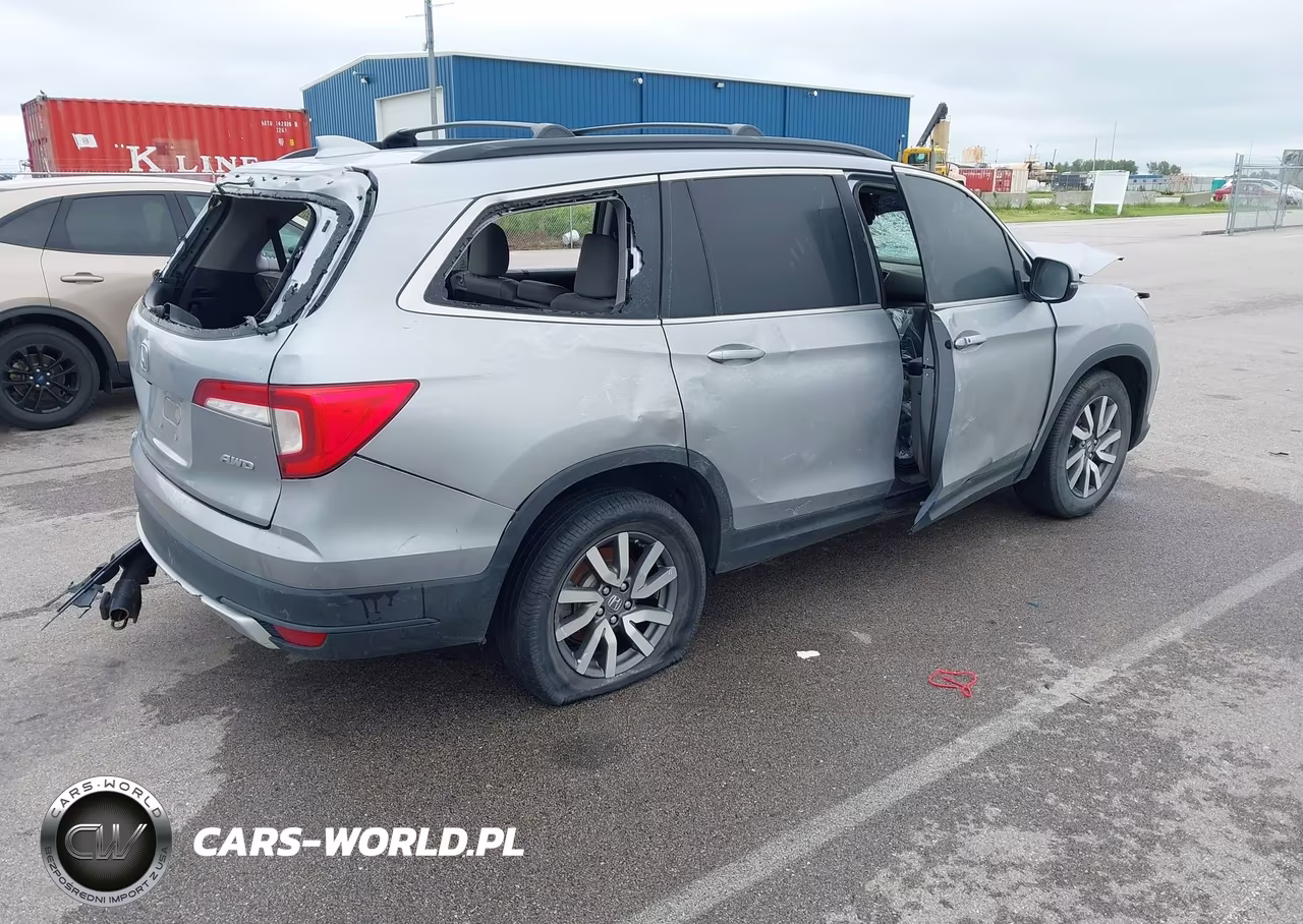 2020 Honda Pilot Awd Ex-L VIN:5FNYF6H56LB044935 - 4