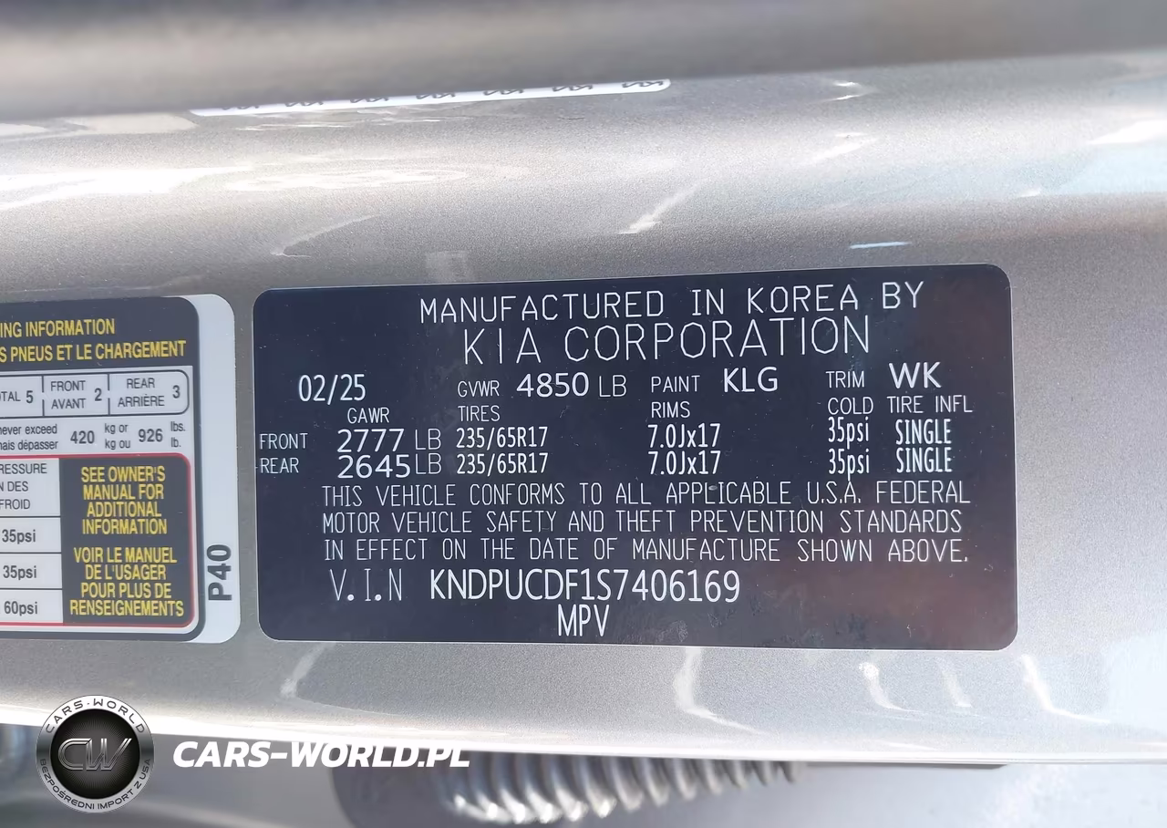 2025 Kia Sportage Lx VIN:KNDPUCDF1S7406169 - 9