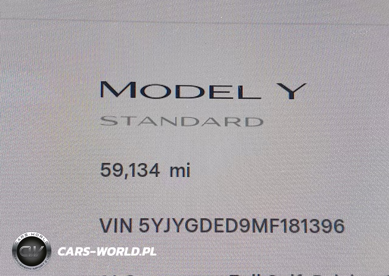 2021 Tesla Model Y Standard Range Rear-Wheel Drive VIN:5YJYGDED9MF181396 - 16
