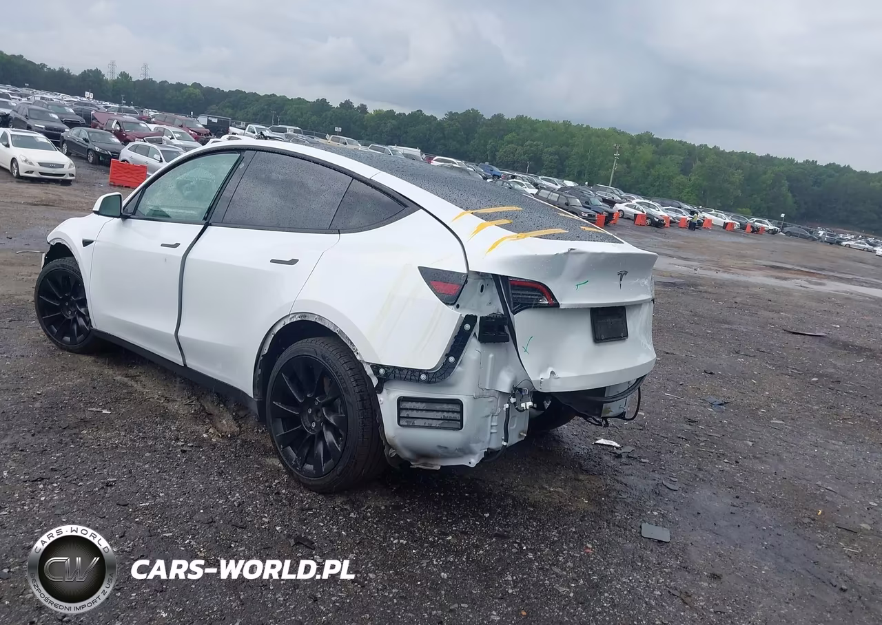 2021 Tesla Model Y Standard Range Rear-Wheel Drive VIN:5YJYGDED9MF181396 - 3