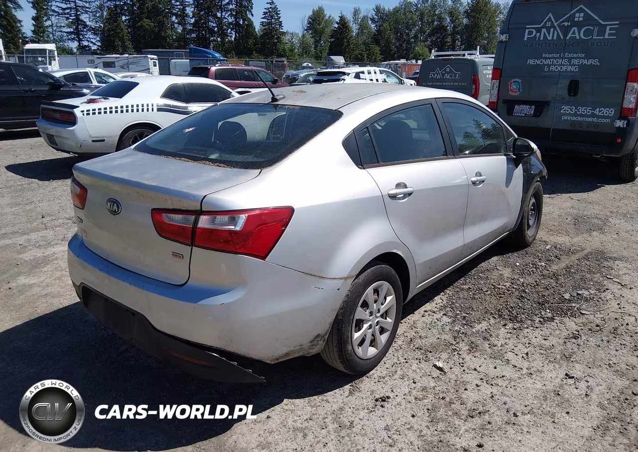 2014 Kia Rio Lx VIN:KNADM4A32E6361091 - 4