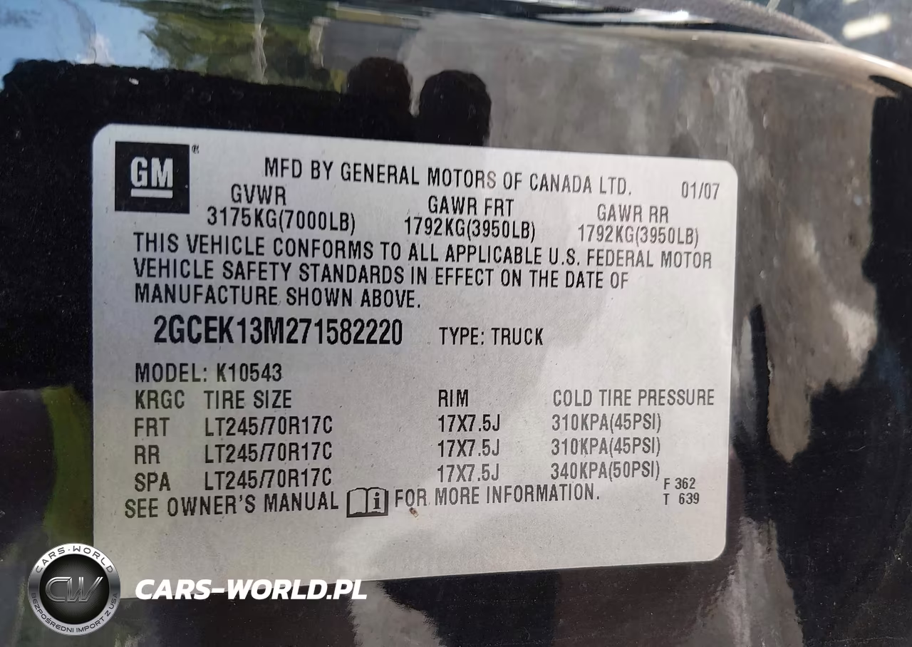 2007 Chevrolet Silverado 1500 Lt1 VIN:2GCEK13M271582220 - 9