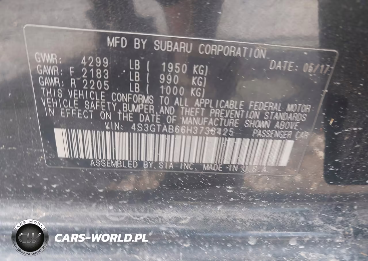 2017 Subaru Impreza 2.0I Premium VIN:4S3GTAB66H3738425 - 9