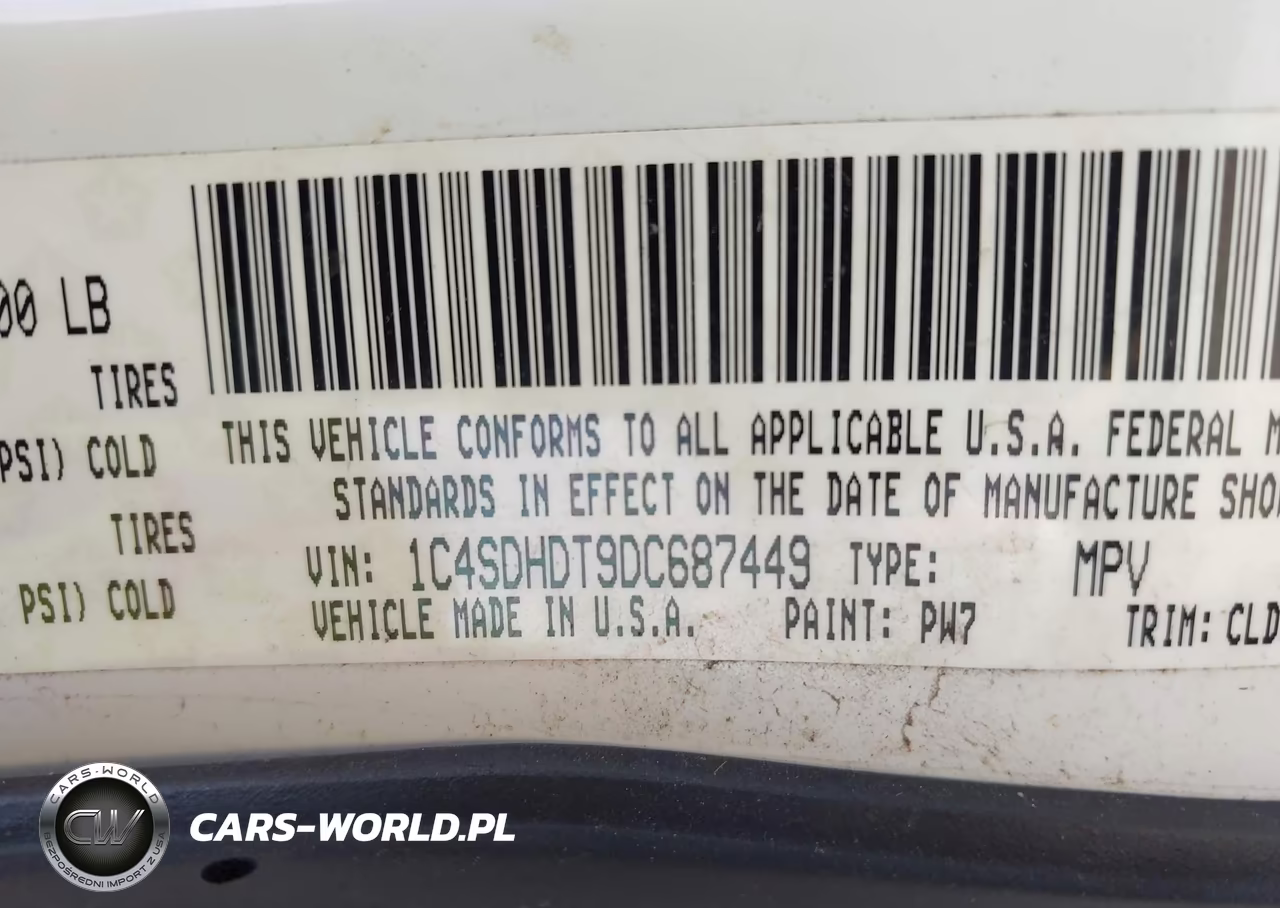 2013 Dodge Durango Crew VIN:1C4SDHDT9DC687449 - 9