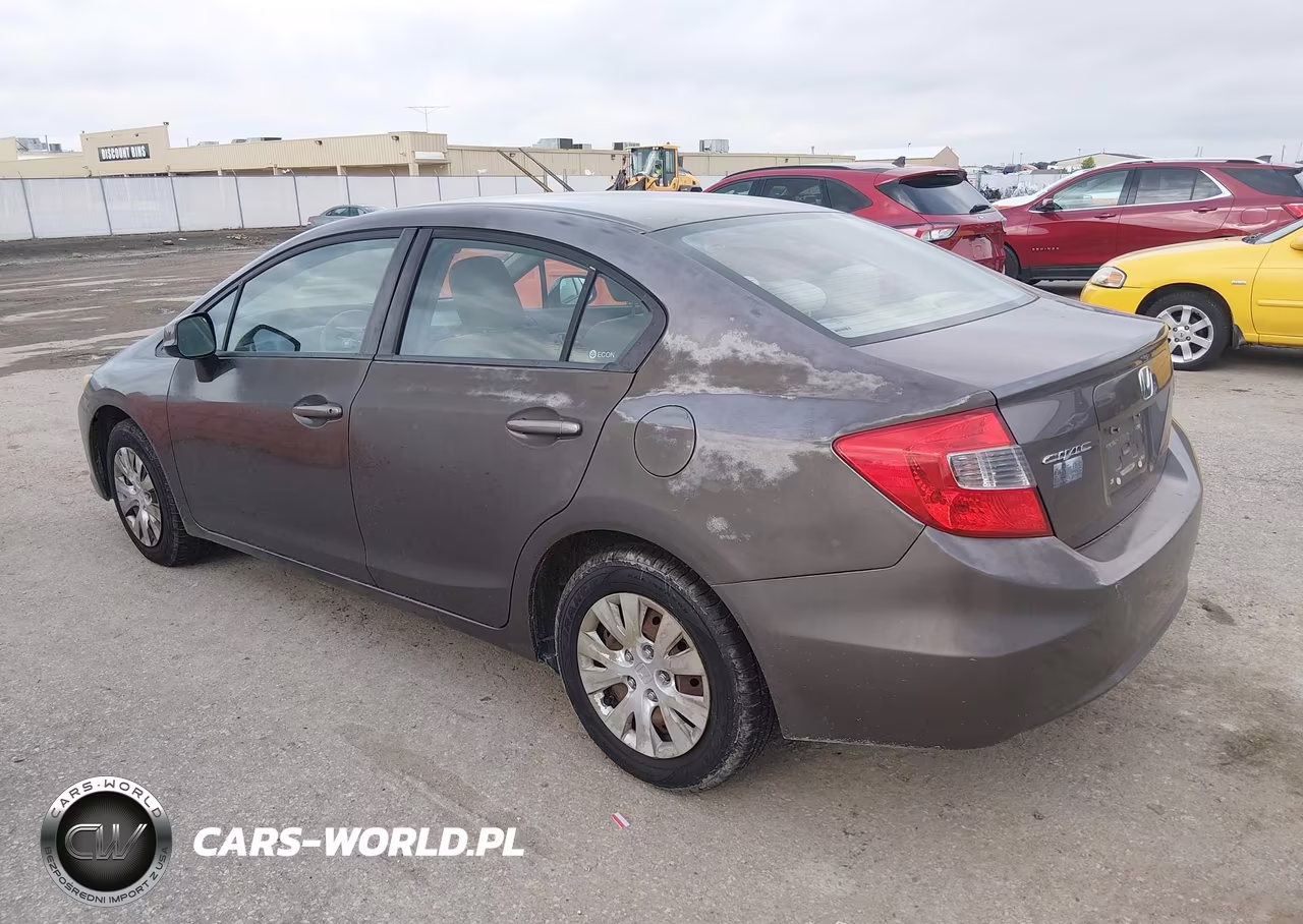2012 Honda Civic Lx VIN:19XFB2F54CE337298 - 3