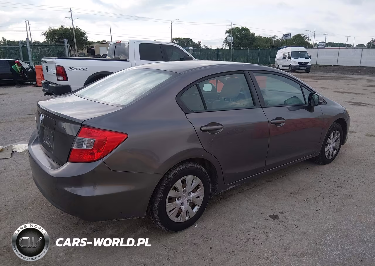 2012 Honda Civic Lx VIN:19XFB2F54CE337298 - 4