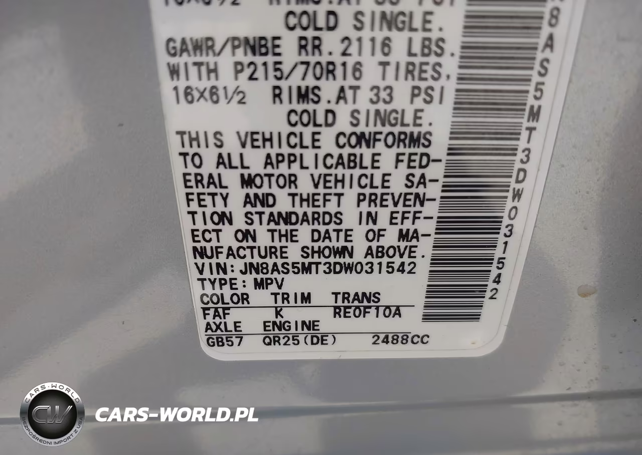 2013 Nissan Rogue S VIN:JN8AS5MT3DW031542 - 9