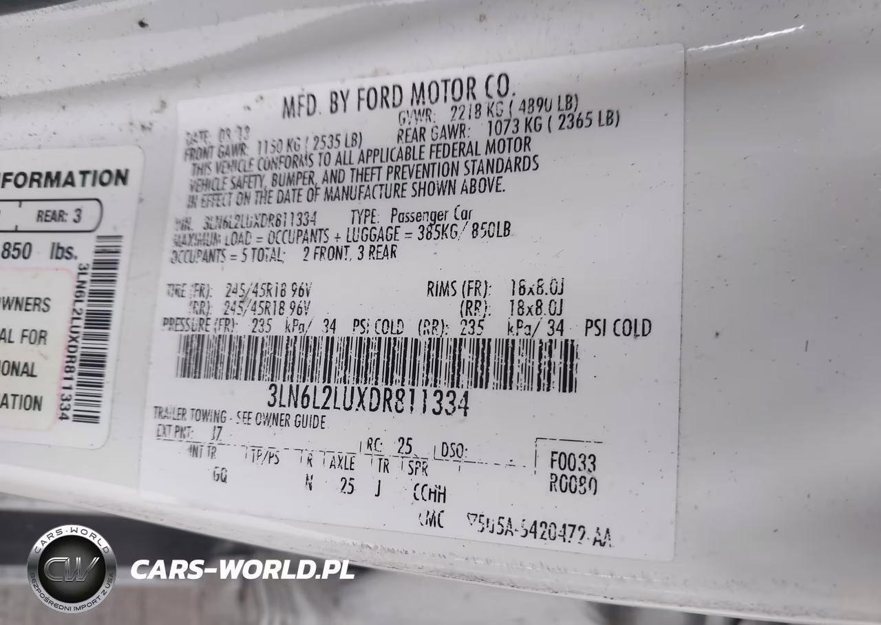 2013 Lincoln Mkz Hybrid VIN:3LN6L2LUXDR811334 - 9