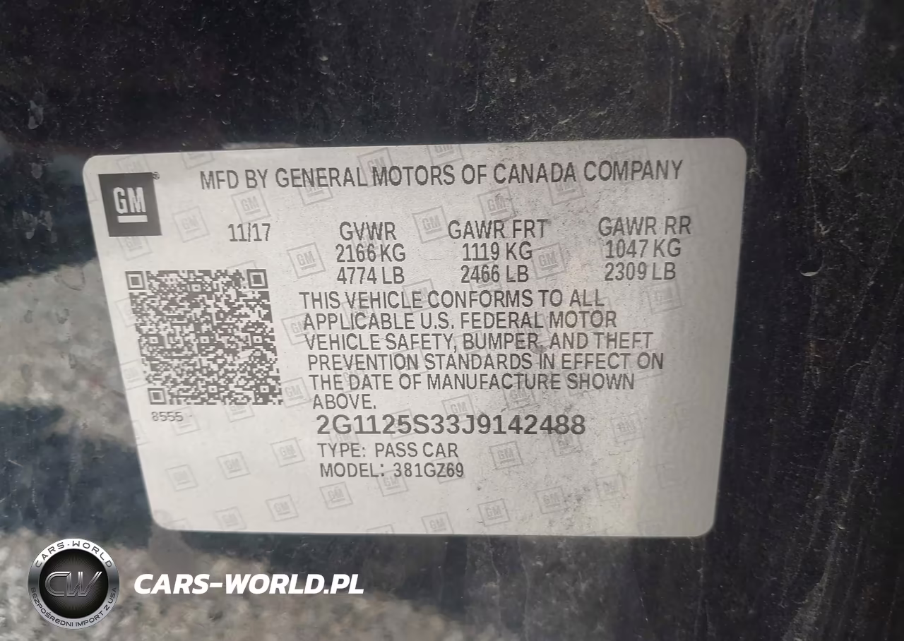 2018 Chevrolet Impala 2Lz VIN:2G1125S33J9142488 - 9