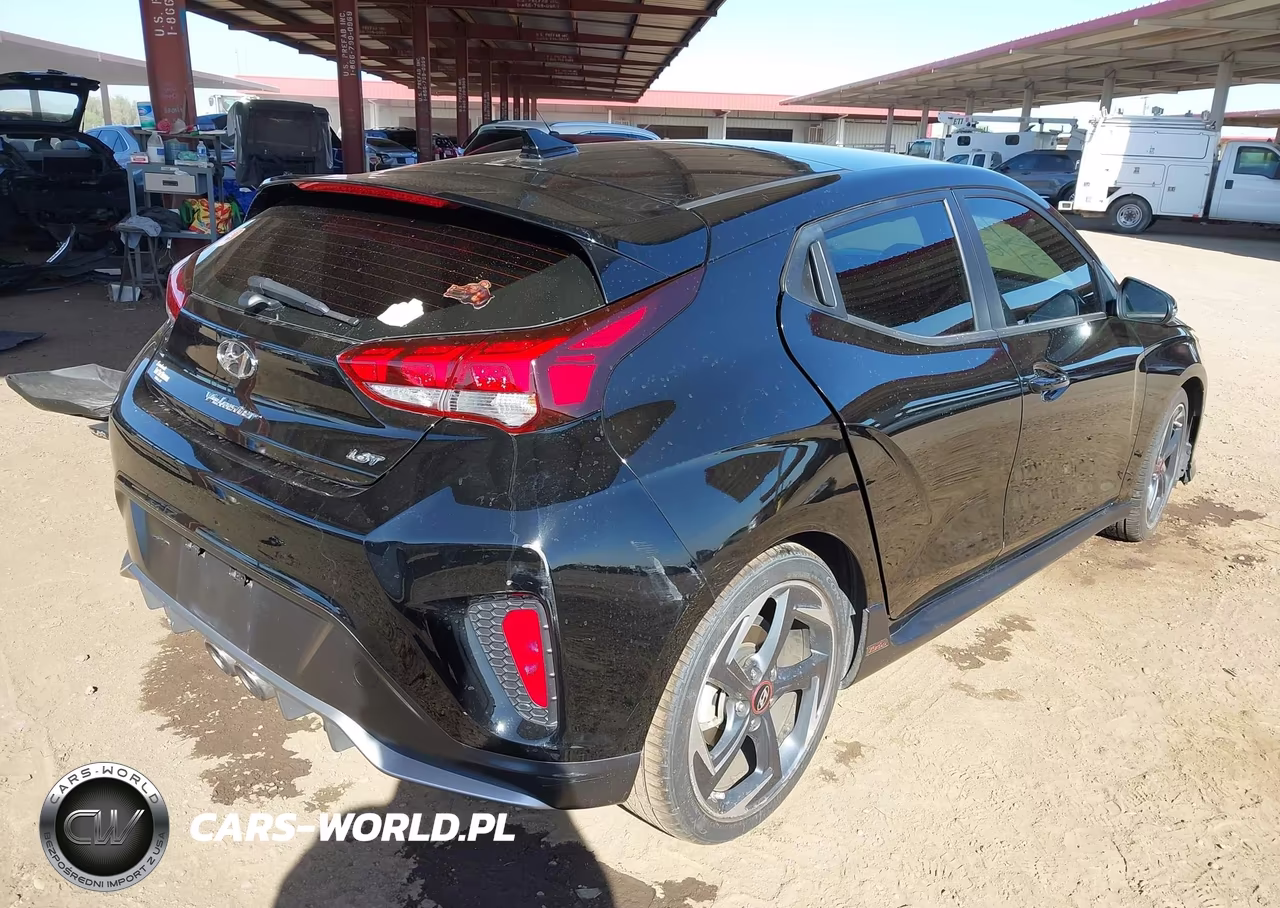 2019 Hyundai Veloster Turbo VIN:KMHTH6AB6KU020642 - 4