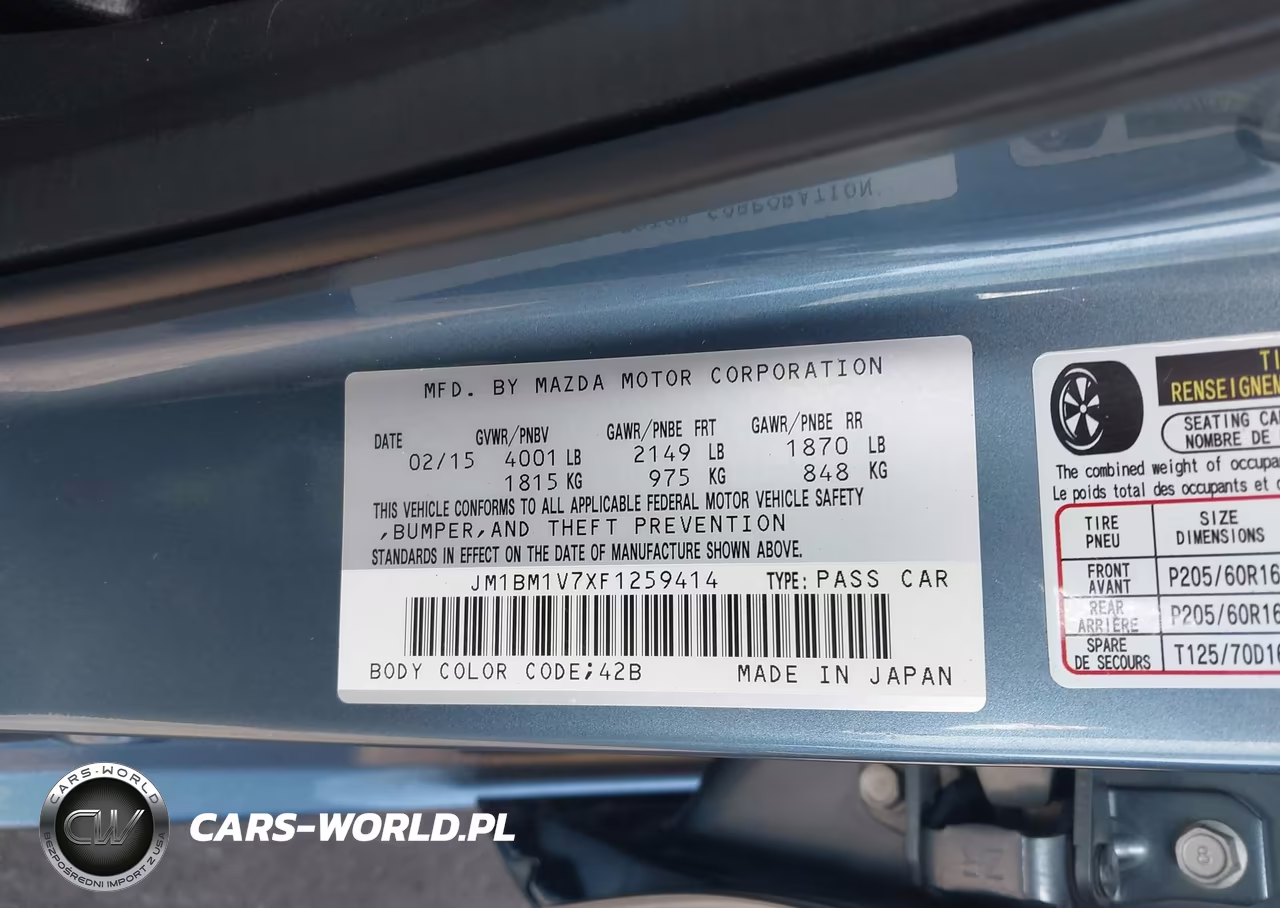2015 Mazda Mazda3 I Touring VIN:JM1BM1V7XF1259414 - 9