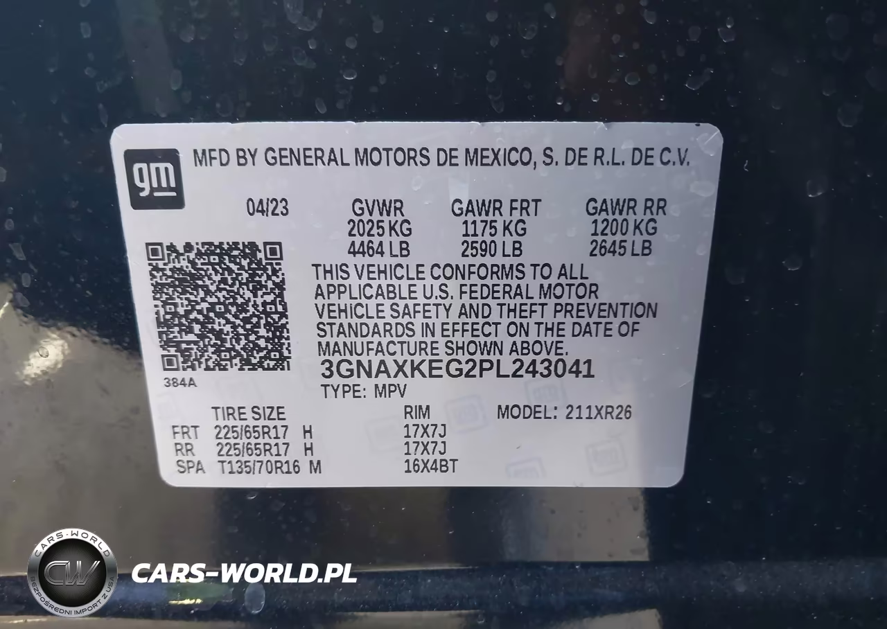 2023 Chevrolet Equinox Fwd Lt VIN:3GNAXKEG2PL243041 - 9