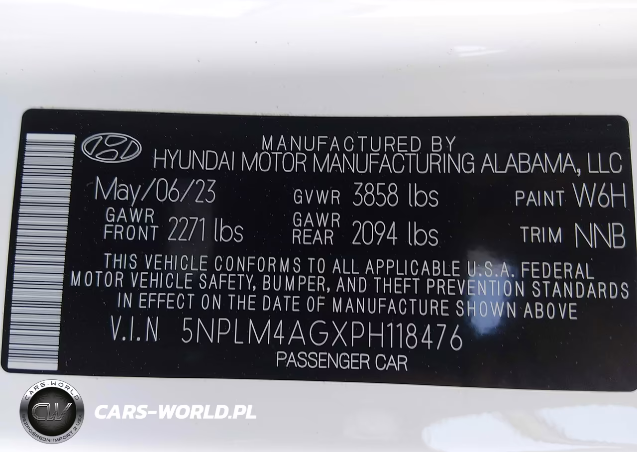 2023 Hyundai Elantra Sel VIN:5NPLM4AGXPH118476 - 9
